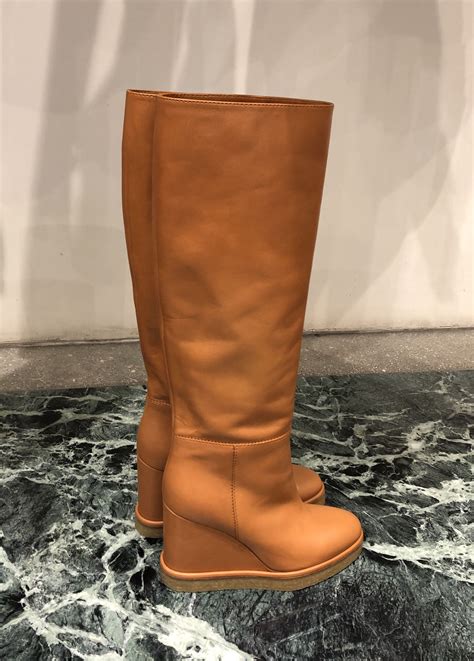 celine boots brown|celine women's wedges.